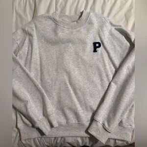 Parker Gray Crew Neck Sweater